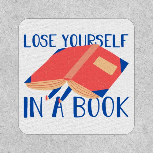 Lose yourself in a book patch