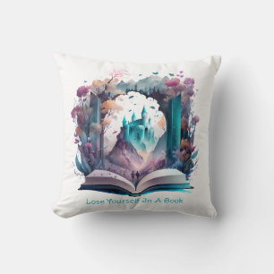 Lose Yourself In A Book Throw Pillow