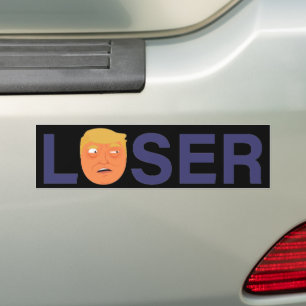 Loser anti-Trump, pro-Biden Harris 2024 Election Bumper Sticker
