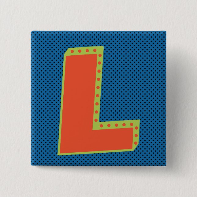 Loser - Big L - Biggest Loser - Bunco Game Night Button (Front)