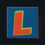 Loser - Big L - Biggest Loser - Bunco Game Night Button<br><div class="desc">Fun graphic design with a large L to represent the biggest loser at your next Bunco or other game event.  Fun prize.</div>