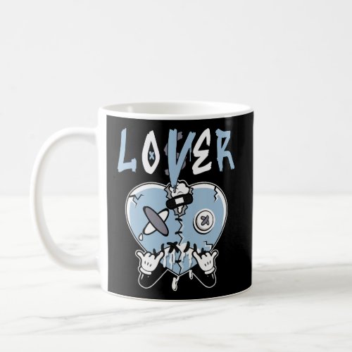 Loser   Drip Heart Chambray 7s Matching  Coffee Mug