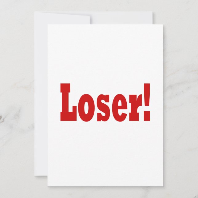 Loser Invitation (Front)