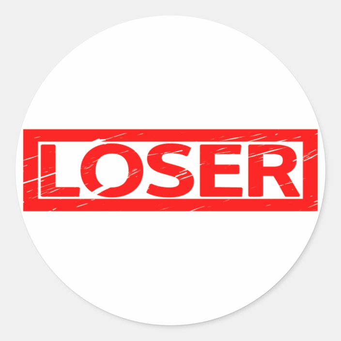 Loser Stamp Classic Round Sticker | Zazzle.com