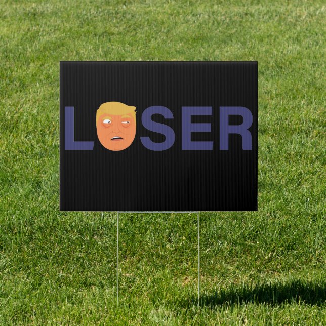 Loser Trump Lost Biden Harris 2020 victory Sign (Insitu)