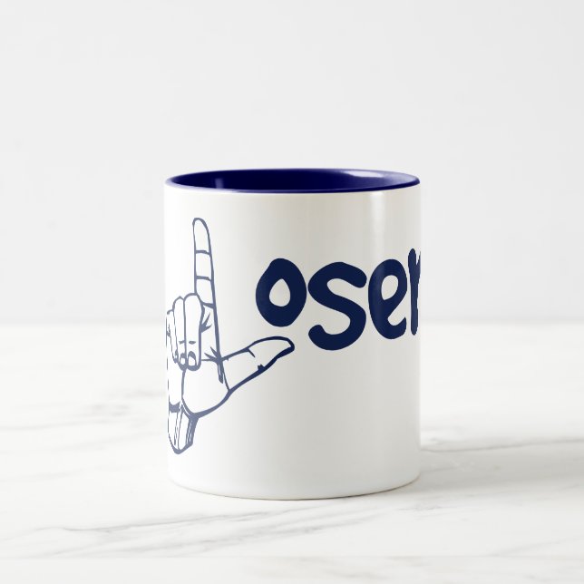 Loser Two-Tone Coffee Mug (Center)