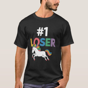 Loser Unicorn Funny Graphic Novelty Sarcastic Humo T-Shirt