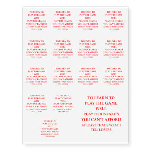 losers temporary tattoos