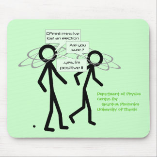 Losing An Electron joke - mousepad