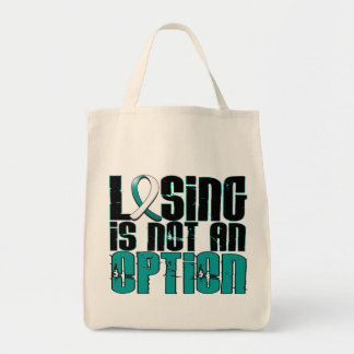 Losing Is Not An Option Cervical Cancer Tote Bag