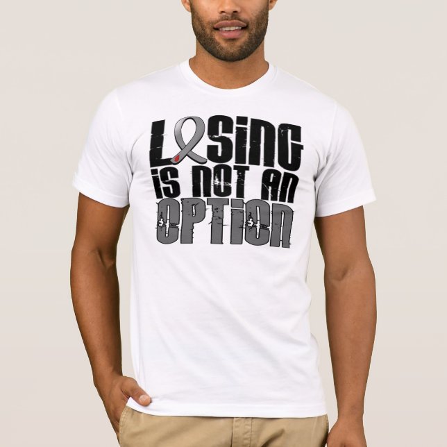 Losing Is Not An Option Diabetes T-Shirt (Front)