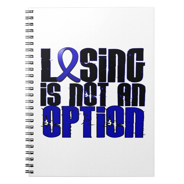 Losing Is Not An Option Dysautonomia Notebook (Front)