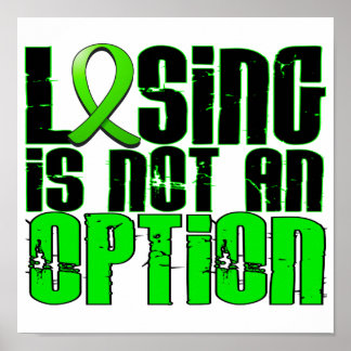 Losing Is Not An Option Non-Hodgkin's Lymphoma Poster