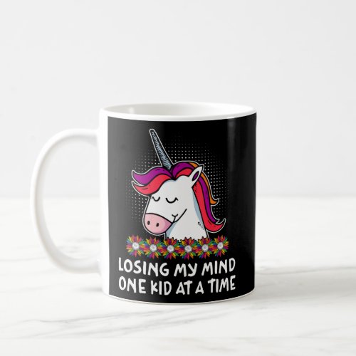 Losing My Mind One Kid at a Time Mothers Day Funn Coffee Mug