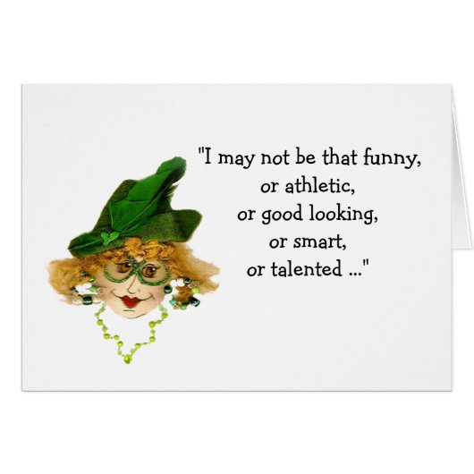 Losing My Mind Whimsical Lady Cards (Front Horizontal)