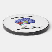 Losing One's Mind Won't Solve Anything Brain Humor Wireless Charger (Front 2)