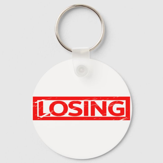 Losing Stamp Keychain (Front)