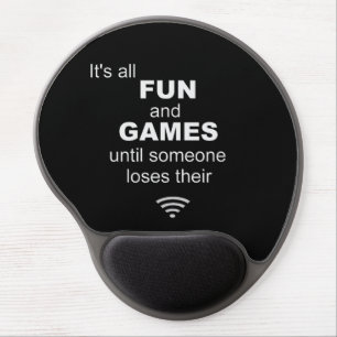 Losing WiFi Internet Mouse Pad - Black