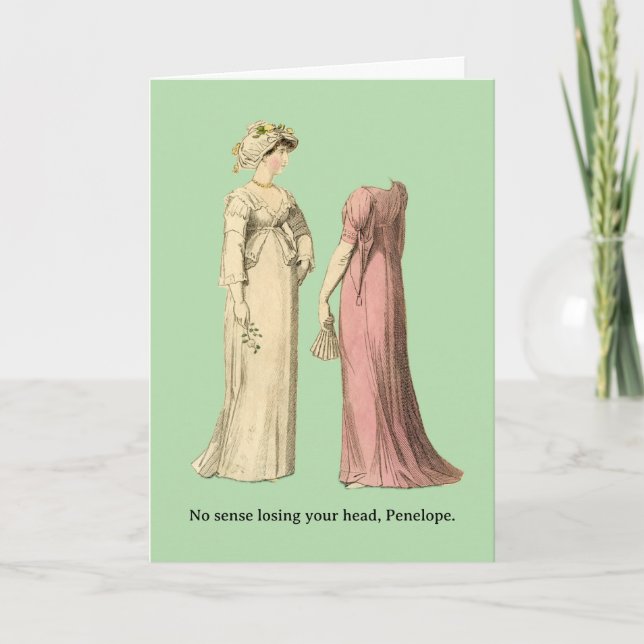 Losing Your Head Card (Front)