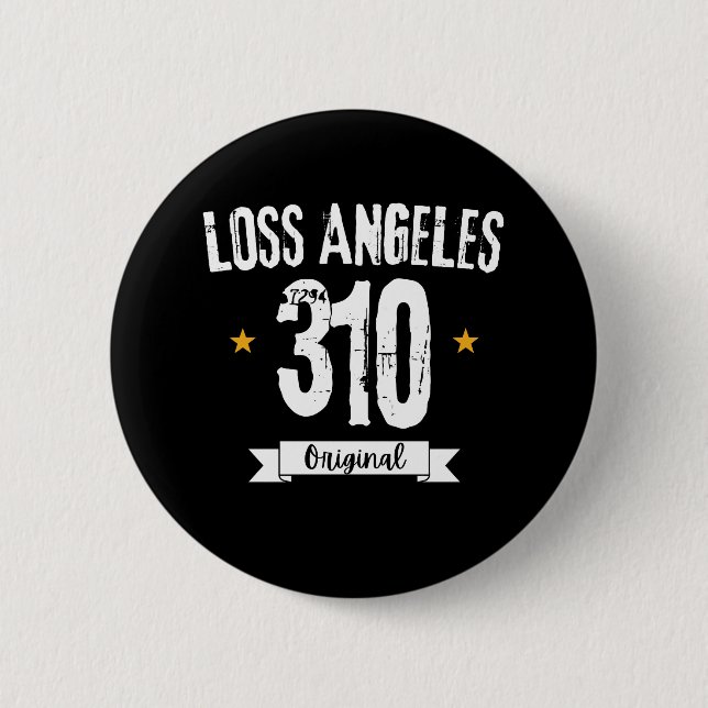 Loss Angeles california Button (Front)