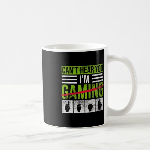 Loss Awareness And Deaf Pride Asl Hand Gesture  Coffee Mug