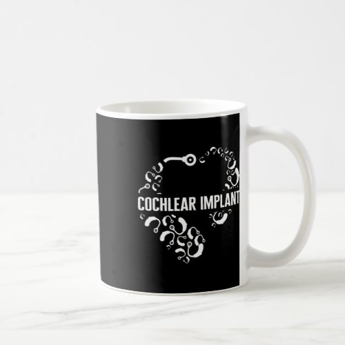 Loss Awareness Love Cochlear Implant Asl Hearing D Coffee Mug