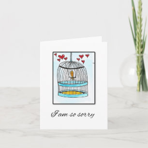 Loss of a Beloved Pet Bird, Pet Sympathy Card