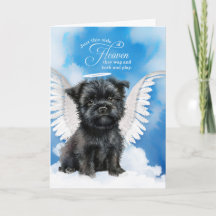 Loss of a Dog Affenpinscher Angel Pet Sympathy