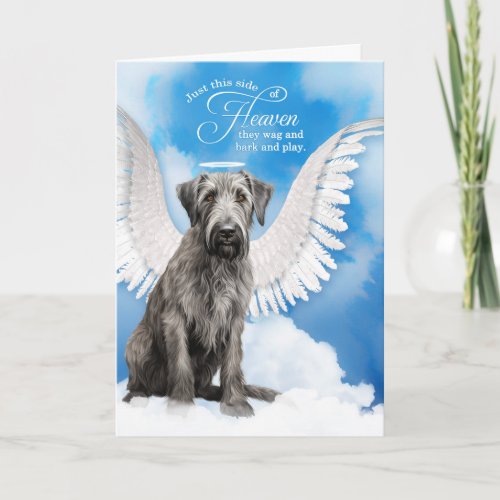 Loss of a Dog Irish Wolfhound Angel Pet Sympathy