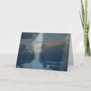 Loss of a dog. Loss of a pet. Condolences Sympathy Card