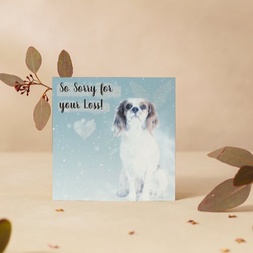 Loss of a Pet Dog Card