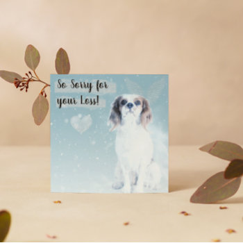 Loss Of A Pet Dog Card by FairyWoods at Zazzle