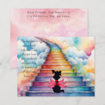 Loss of a Pet Dog Sympathy Greeting Card