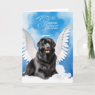 Loss of an Newfoundland Dog Pet Sympathy Card
