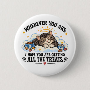 Loss of Cat Memorial Button