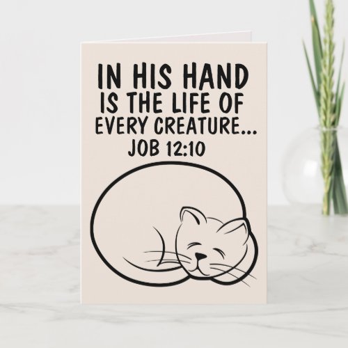 LOSS OF CAT SYMPATHY CONDOLENCES PET CARDS