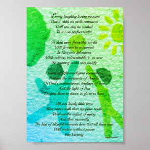 loss of child poem digital under 2 dollars poster