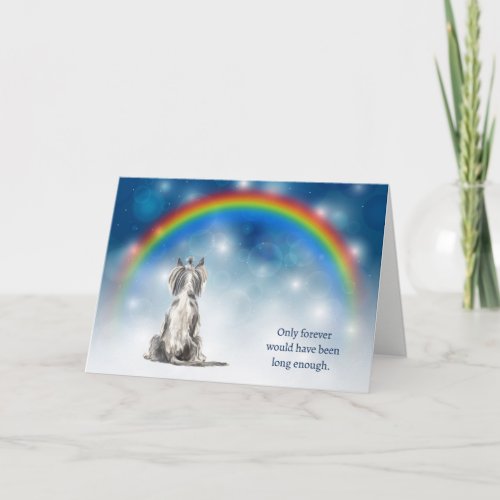 Loss of Chinese Crested Dog Night Lights Sympathy