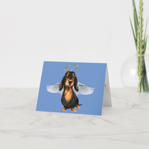 LOSS OF DACHSHUND SYMPATHY CARD