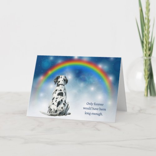 Loss of Dalmatian Dog Night Lights Sympathy