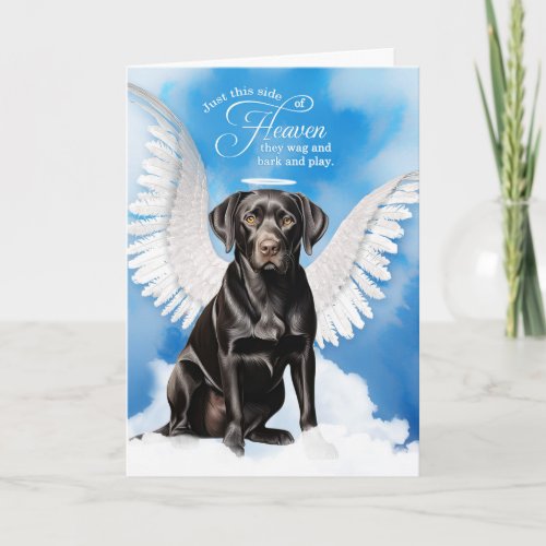 Loss of Dog Black Labrador Retriever Pet Sympathy