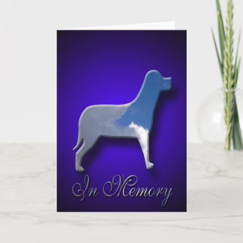 Loss Of Dog Sympathy Card