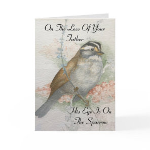 Loss Of Father Religious Sympathy Card