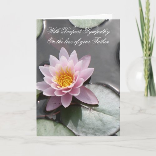 Loss of Father _ With Deepest Sympathy Card