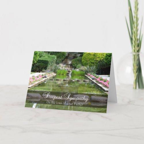 Loss of Father _ With Deepest Sympathy Card