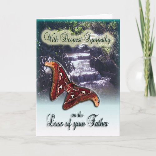 Loss of Father _ With Deepest Sympathy Card