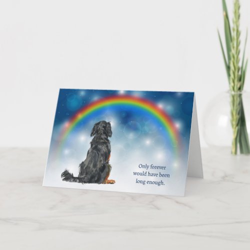 Loss of Gordon Setter Dog Night Lights Sympathy