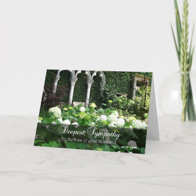 Loss of Husband - Condolences on your loss Card (Front)
