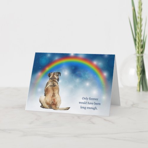 Loss of Mastiff Dog Night Lights Sympathy