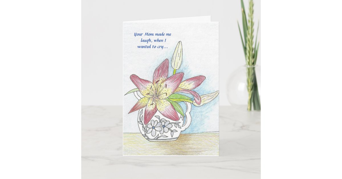 Loss of Mom Sympathy Card | Zazzle.com